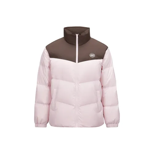 Skechers Пуховик Унисекс Серый Розовый