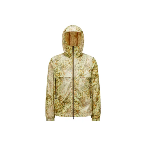 Moncler Grenoble Хлопковый пуховик Мужской Многоцветный