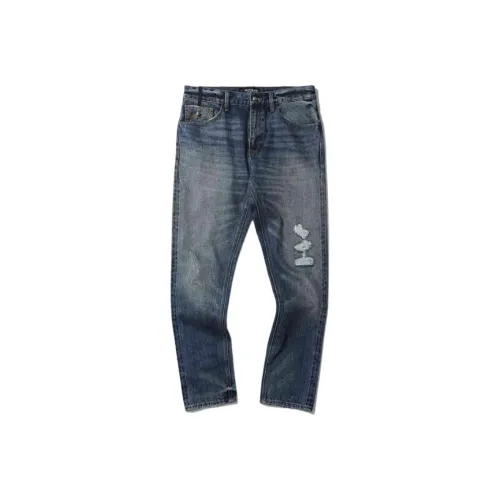 BAPE BLACK Мужские Джинсы