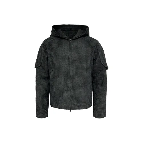 J CAESAR STUDIO Куртки Пальто Унисекс Черный