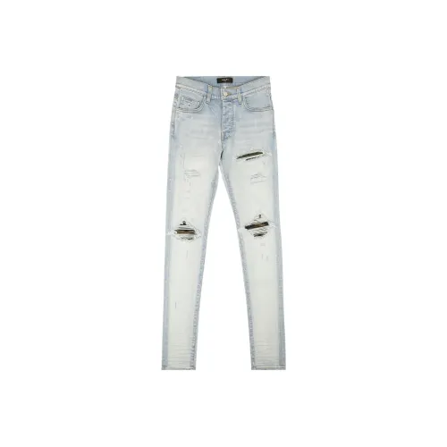 AMIRI SS23 Light Blue Men's Jeans AMIRI SS23 Светло-голубые мужские джинсы