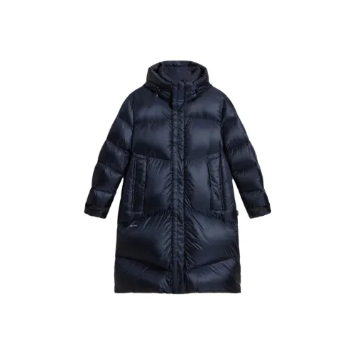 WOOLRICH Мелтон Синий Мужской Пуховик