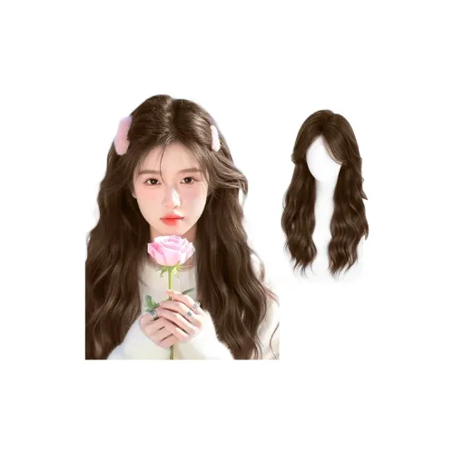 MUYAN Длинный Перук для Волос с Крутыми Локонами и Рябью Комплект