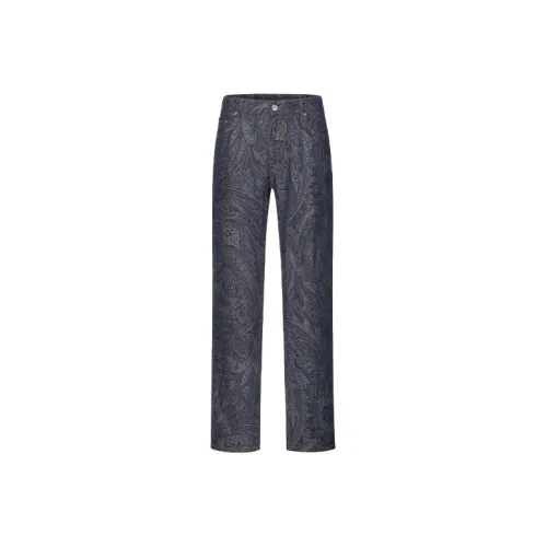 ETRO Синий Мужской Джинсы