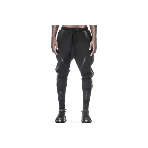 NORVINCY Меха Панк Вязаные Спортивные Штаны Мужские