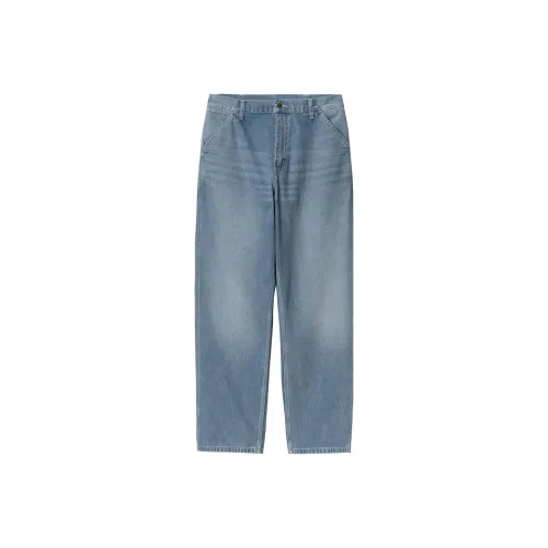 Carhartt WIP Blue Men's Jeans Кархартт WIP Синий Мужской Джинсы