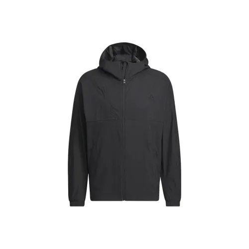 Adidas 24 7 AEROREADY С капюшоном Трек Куртка Куртки Пальто Мужской Черный