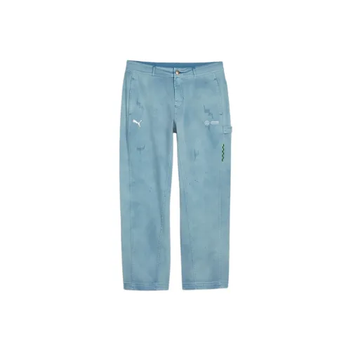 PUMA x Mercedes AMG Petronas F1® Team X Mad Dog Jones SS24 Джинсы Мужские Синие