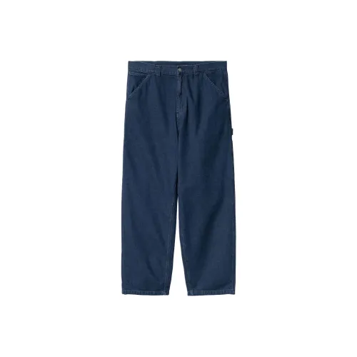Carhartt WIP Темно-синие мужские джинсы