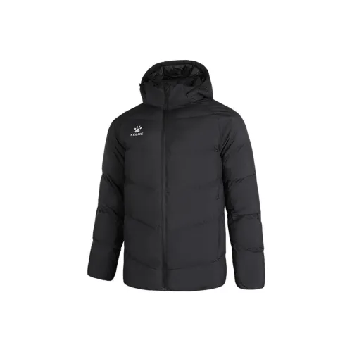 KELME С капюшоном Укороченный хлопковый пуховик Мужской