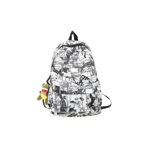 PULEWEI Nylon Backpack Standard Unisex Black Yellow Green Blue PULEWEI Нейлон Рюкзак Стандартный Унисекс Черный Желтый Зеленый Синий