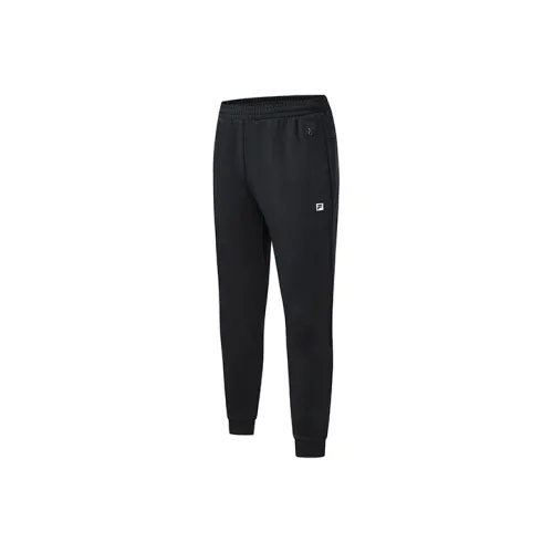 FILA ATHLETICS Темно-черные мужские вязаные тренировочные брюки