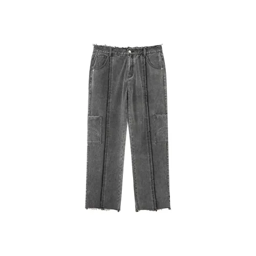 SPRAYGROUND Темно-серые унисекс джинсы