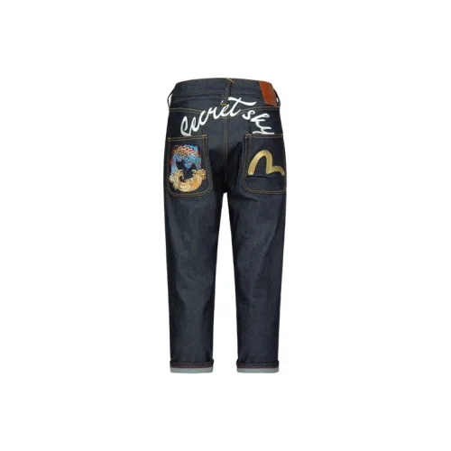 EVISU Джинсовый Синий Мужские Джинсы