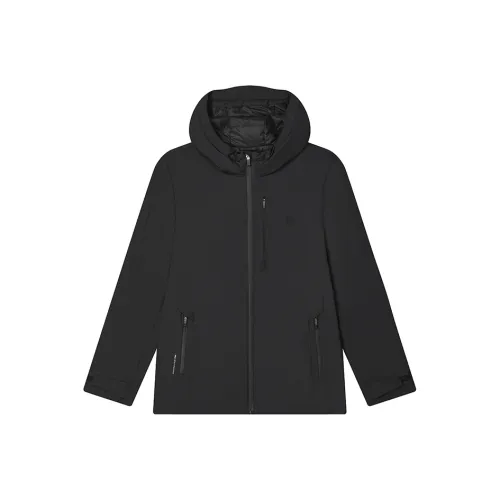 FILA Белый Глубокий Черный Мужской Пуховик