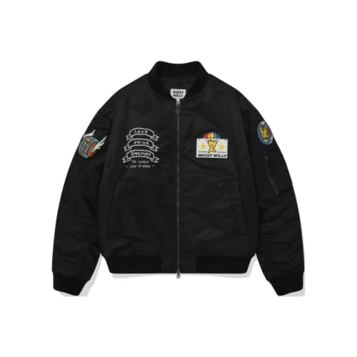 Wacky Willy FW24 Куртки и Пальто Мужской Черный