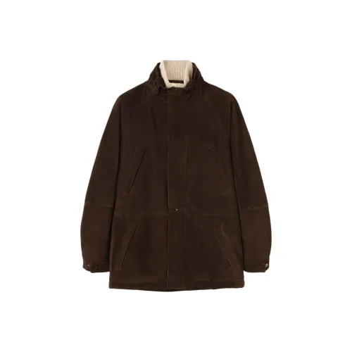 Loro Piana Коричневый Мужской Куртки