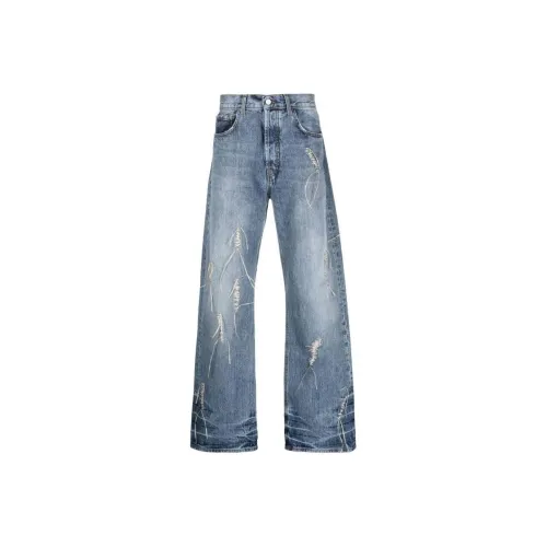 Jacquemus Azure Синий Мужской Джинсы