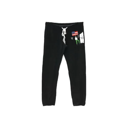 Chrome Hearts SS22 Вязаные Спортивные Штаны Унисекс Черные