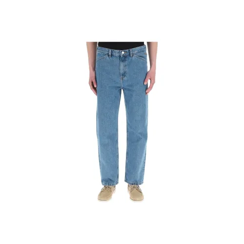 A.P.C SS22 Прямой крой Брюки Джинсы Мужские Синие