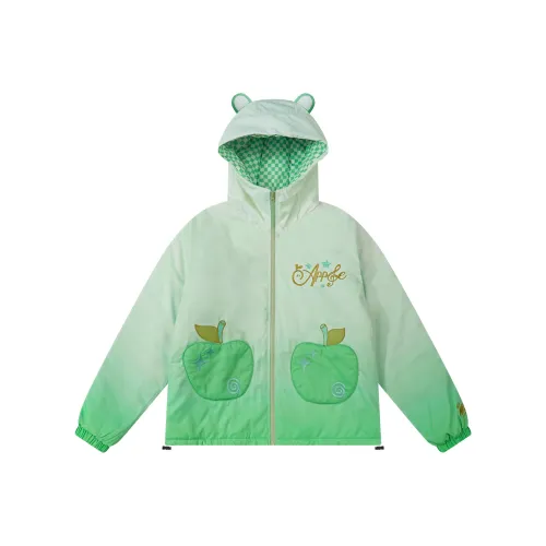 NELY Куртки Пальто Унисекс Бирюзовый