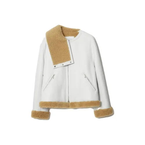 Burberry Кожа Куртка Мужская Белая