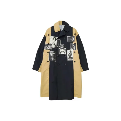 HYSTERIC GLAMOUR Тренчкот Мужской Черный