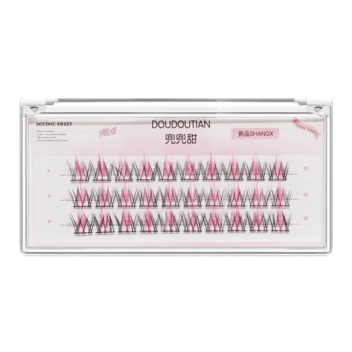 DOUDOUTIAN THREE STEP Ламинированные искусственные ресницы Крест Стиль Один Подсолнух Натуральный Увеличивающий модель