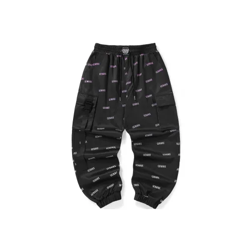 GENANX Штаны с манжетами Повседневные брюки Унисекс