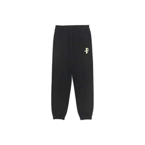 NERDY Штаны с манжетами Повседневные брюки Унисекс Черный