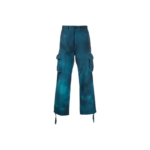 OFF Белый SS22 Синий Мужские Карго Брюки