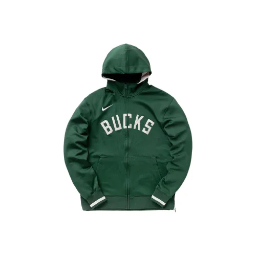 Nike x NBA Milwaukee Bucks Dri-FIT SHOWTIME Куртка Мужская Fir Белый
