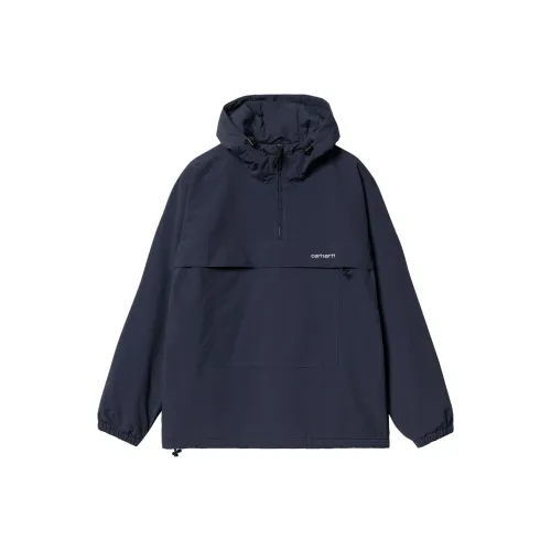 Carhartt WIP WINDBREAKER Пуловер Зимний Куртка Унисекс Авиационный Синий