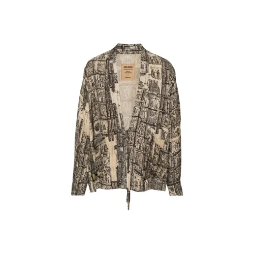 UMA WANG SS24 Куртки и Пальто Мужской Черный