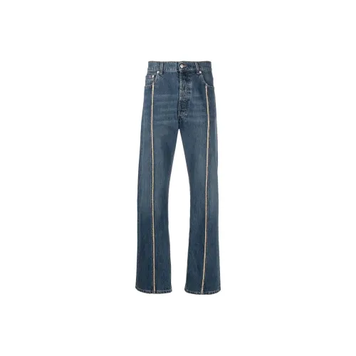 Alexander McQueen Blue Men's Jeans  
Александр Маккуин Синий Мужской Джинсы