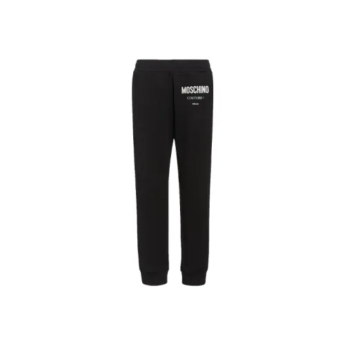 MOSCHINO Черные Мужские Вязаные Спортивные Штаны