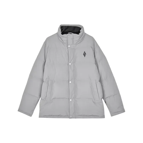 Skechers Yazhuan Series Пуховик Мужской Серый