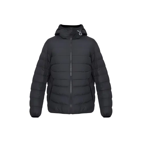 MONCLER Черный Мужской Пуховик