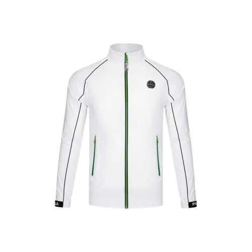 PGA 101101 White Men's Trench Coat PGA 101101 Белый Мужской Тренч