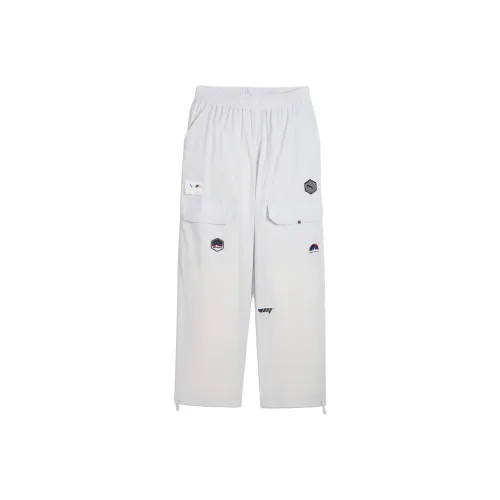 PUMA BMW M Motorsport Карго Брюки Мужские Туманный Серебряный