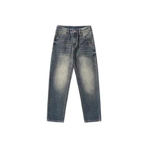 JUCY JUDY Джинсы Унисекс Винтаж Синий