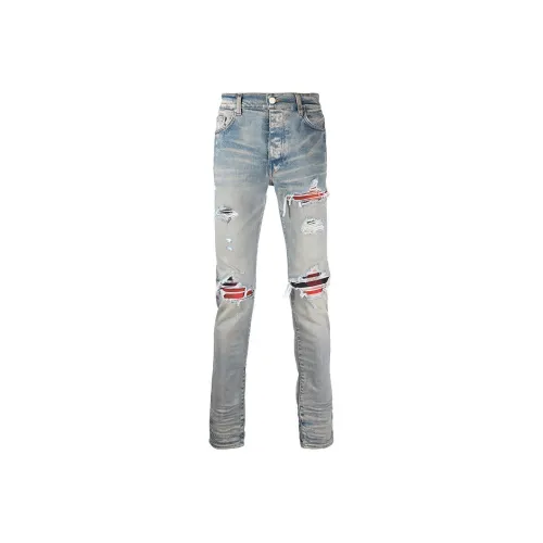 AMIRI Men's Blue Jeans AMIRI Мужские синие джинсы