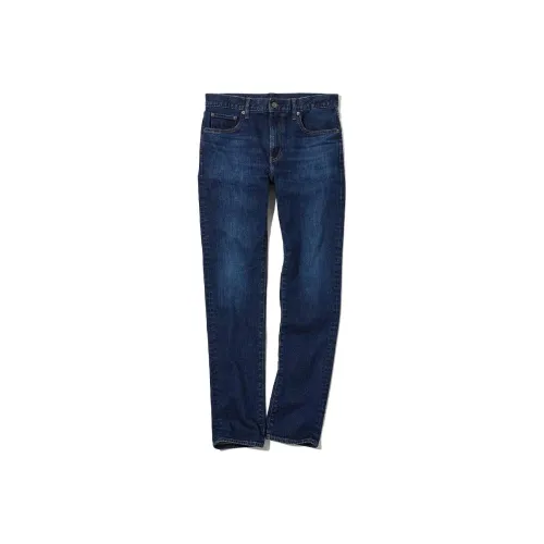 UNIQLO Морской синий Мужские Джинсы