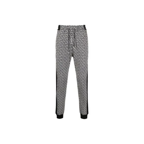 BALMAIN Черные Мужские Вязаные Спортивные Штаны