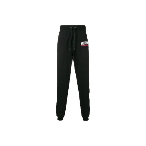 MOSCHINO Черные Мужские Вязаные Спортивные Штаны