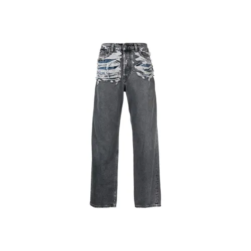 DIESEL Gray Men's Jeans DIESEL Серый Мужские Джинсы