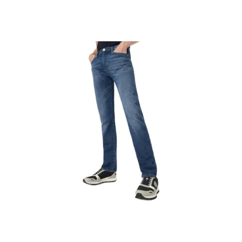 EMPORIO ARMANI SS22 Джинсы Мужские Синие