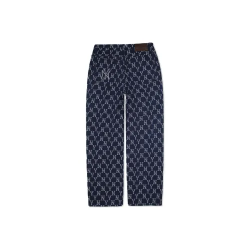 MLB Old Flower Синий Мужской Джинсы