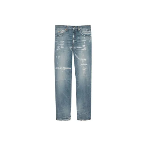 GUCCI Blue Men's Jeans GUCCI Синий Мужские Джинсы