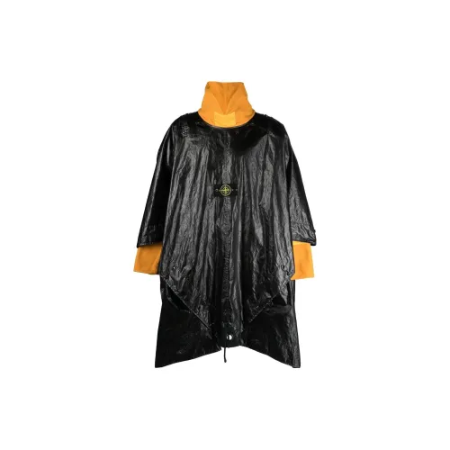 Stone Island Черный Оранжевый Мужской Плащ
